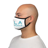 Vela Teal Fitted Polyester Face Mask