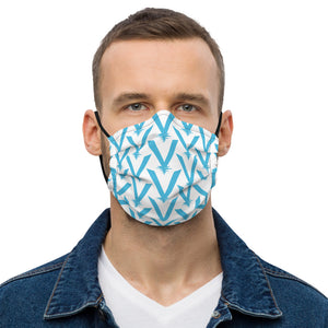 Vela Blue "V" Premium face mask