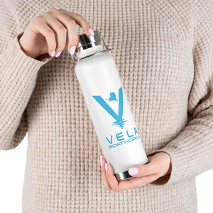 Vela Sailfish Blue Logo 22oz Vacuum Insulated Bottle