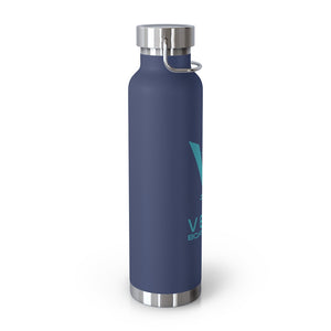 Vela Sailfish Teal Logo 22oz Vacuum Insulated Bottle