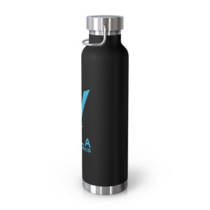 Vela Blue Logo 22oz Vacuum Insulated Bottle